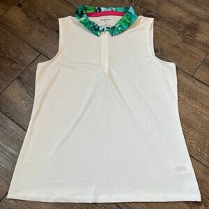 Tommy Bahama‎ Performance 1/4 zip golf tank Women’s size Large